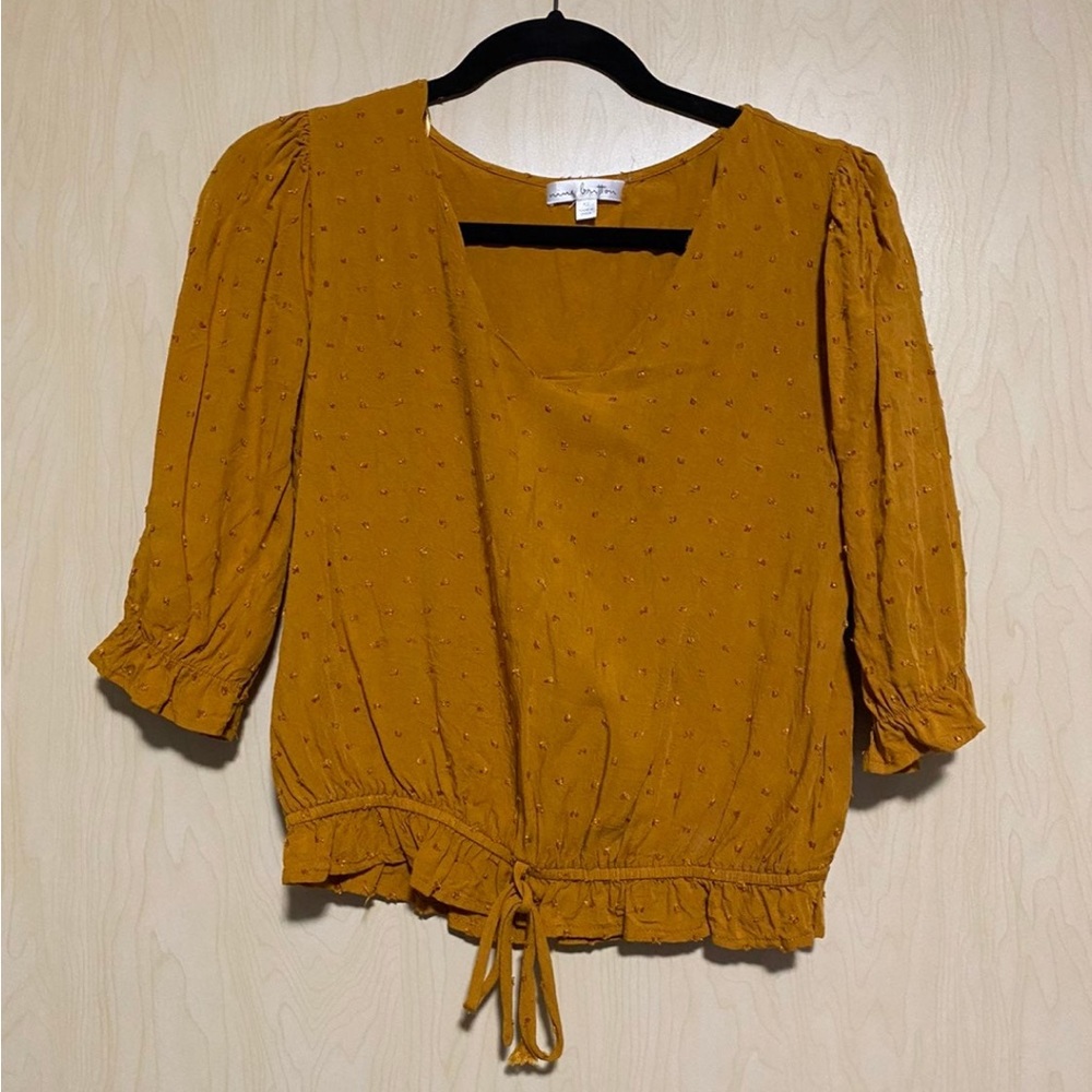 Nine Britton Mustard Top
